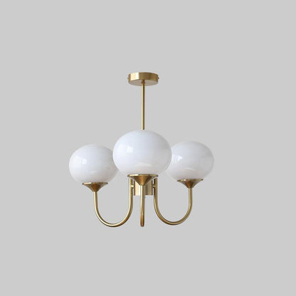 Mallow Glass Shade Chandelier