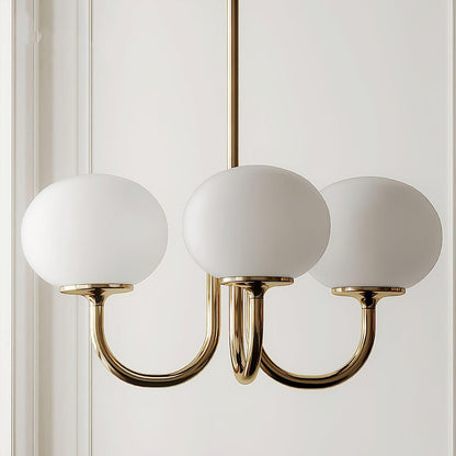 Mallow Glass Shade Chandelier