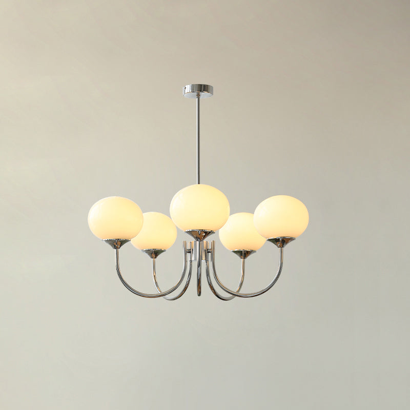 Mallow Glass Shade Chandelier