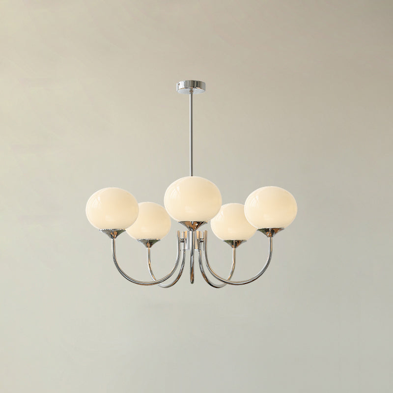 Mallow Glass Shade Chandelier