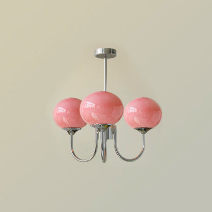 Mallow Glass Shade Chandelier