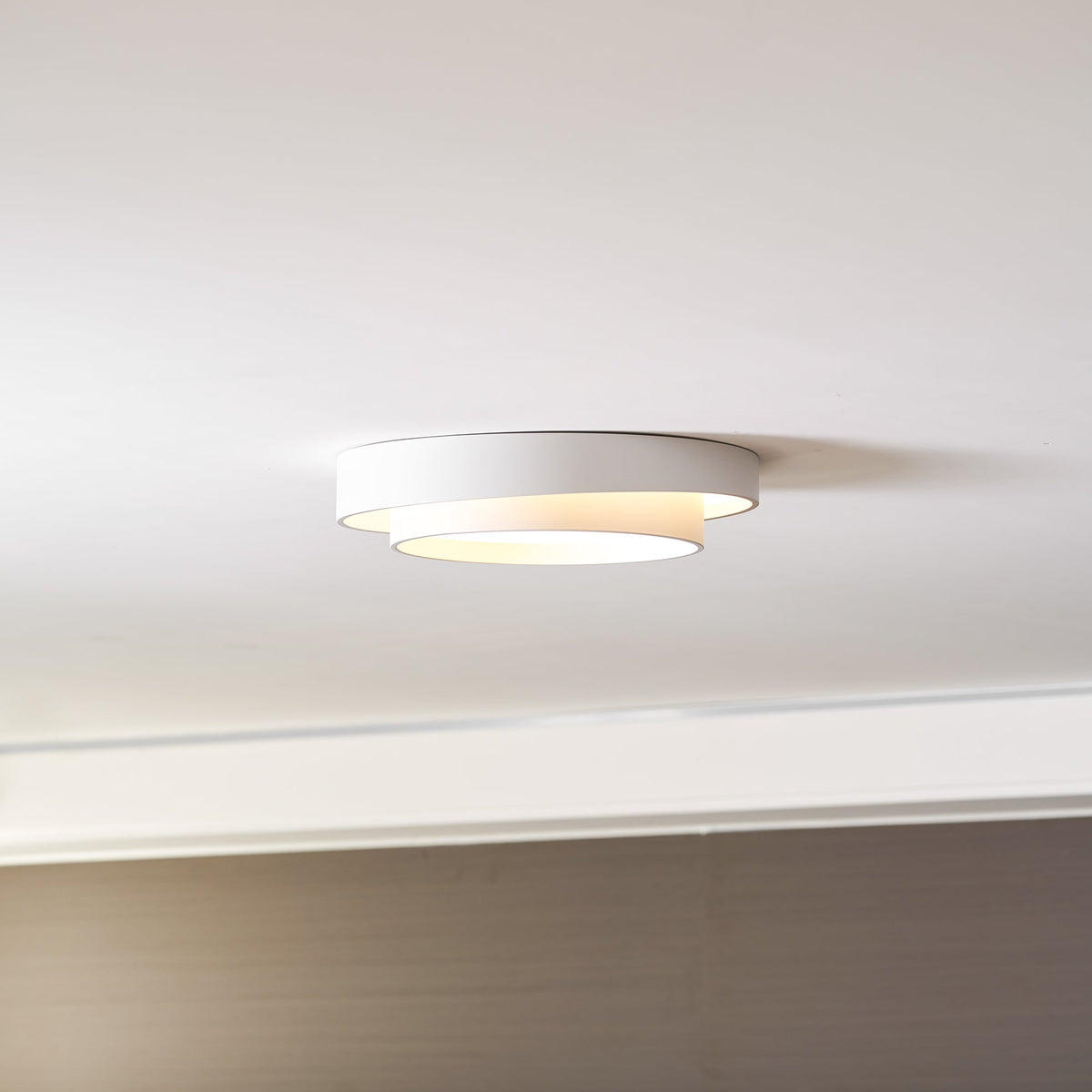 Cadenza Drum Flush Mount Ceiling Light