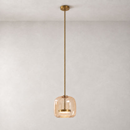 Orbe Hand Blown Glass Pendant Light