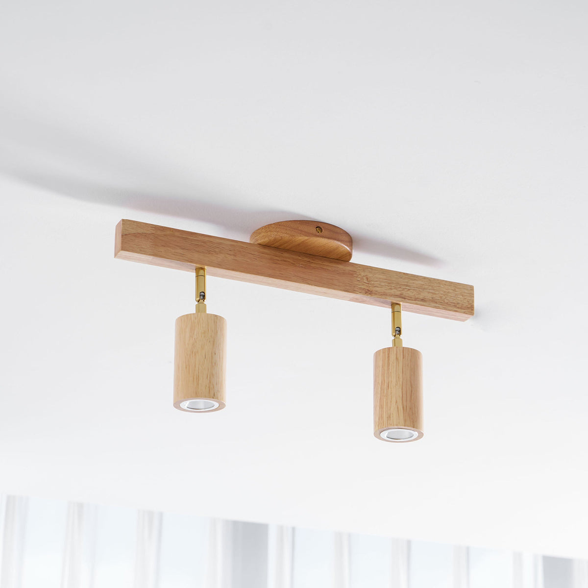 Rafter Wood Beam Spotlight Ceiling Light