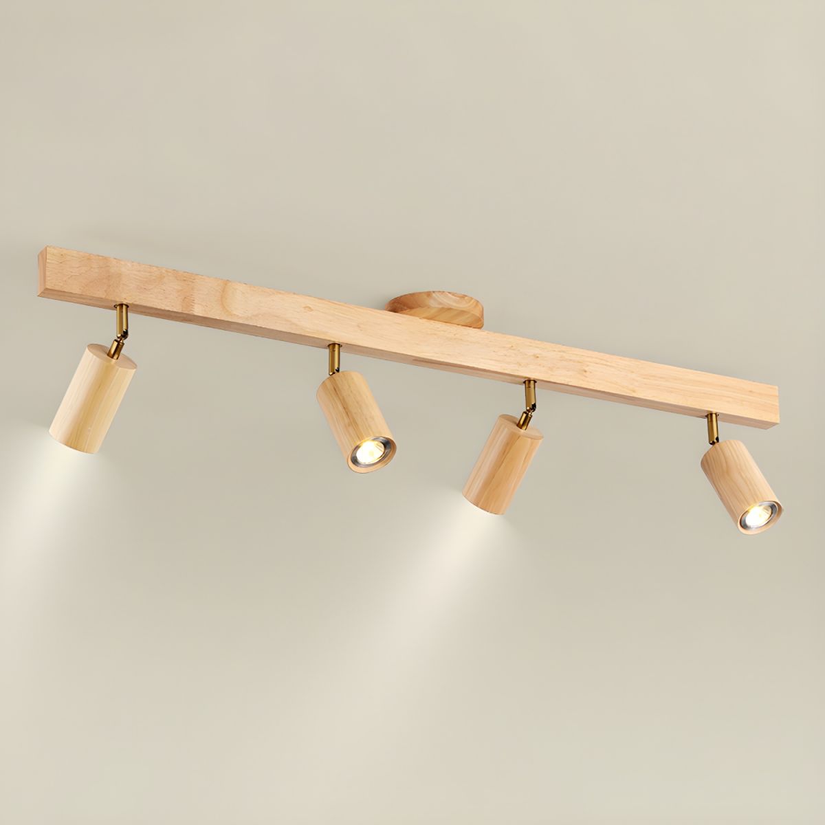 Rafter Wood Beam Spotlight Ceiling Light