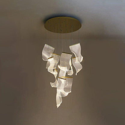 Cirrane Floating Acrylic LED Chandelier