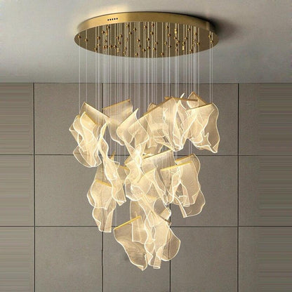 Cirrane Floating Acrylic LED Chandelier