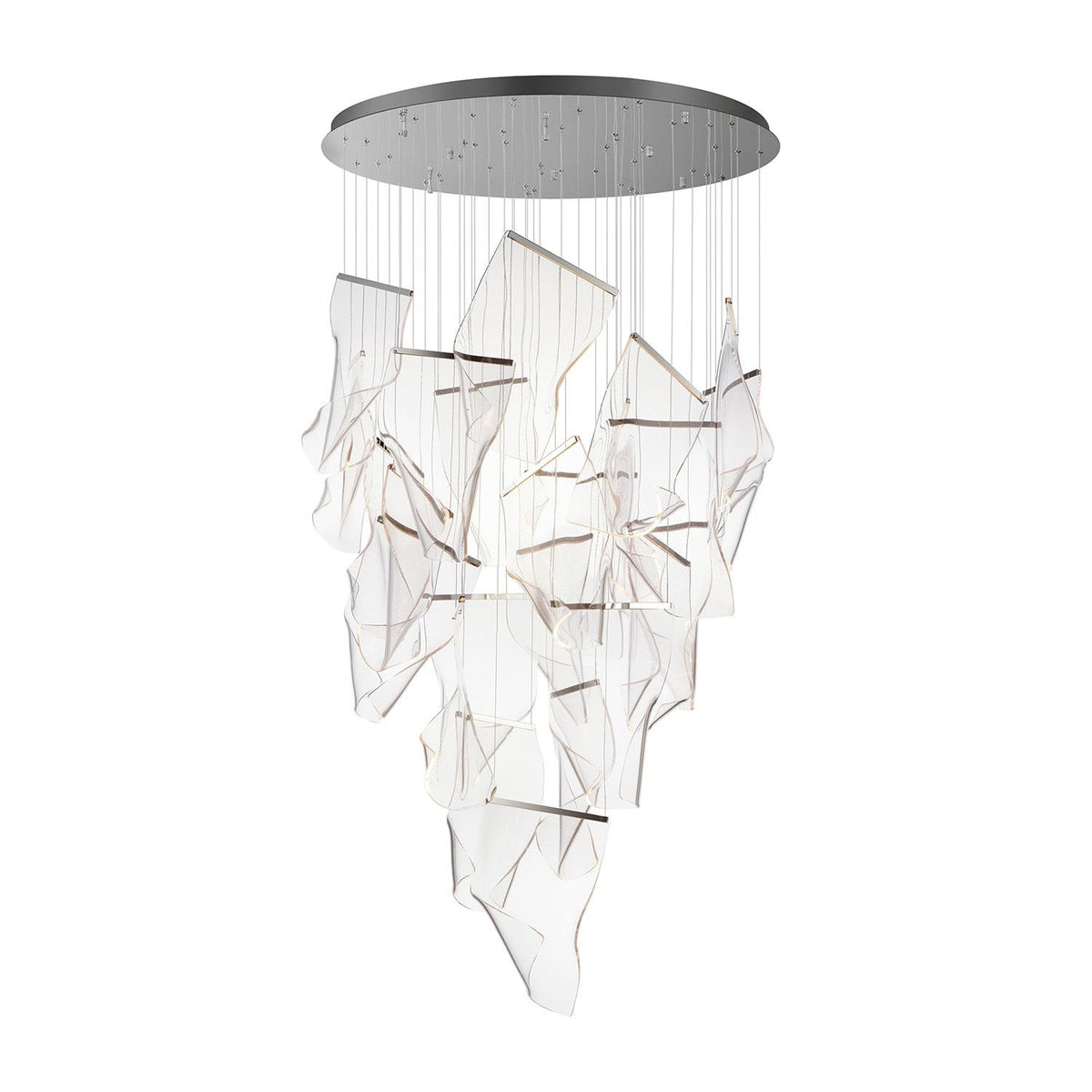 Cirrane Floating Acrylic LED Chandelier