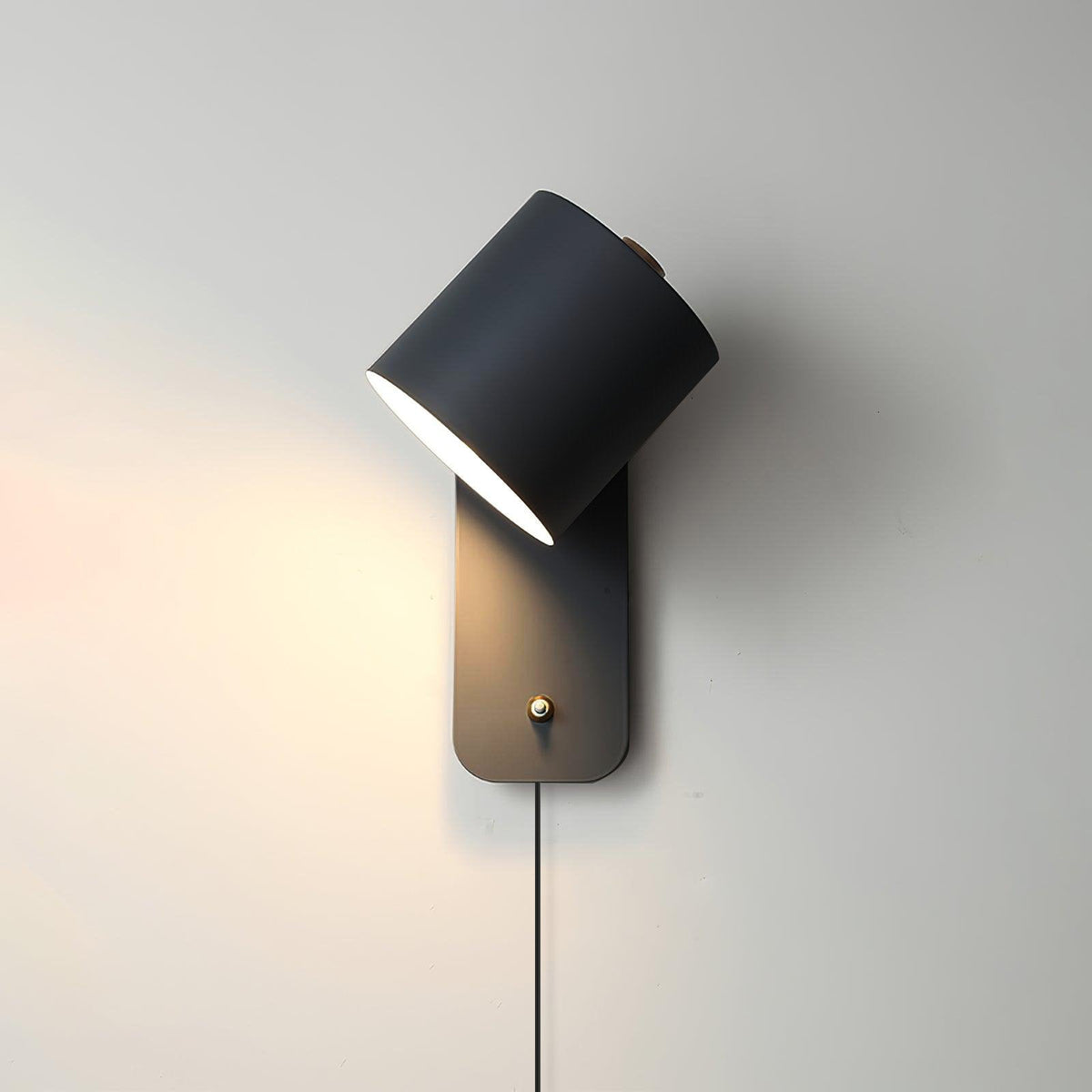 Pivo Plug In Cylinder Wall Lamp