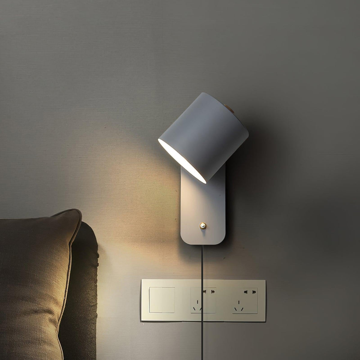 Pivo Plug In Cylinder Wall Lamp