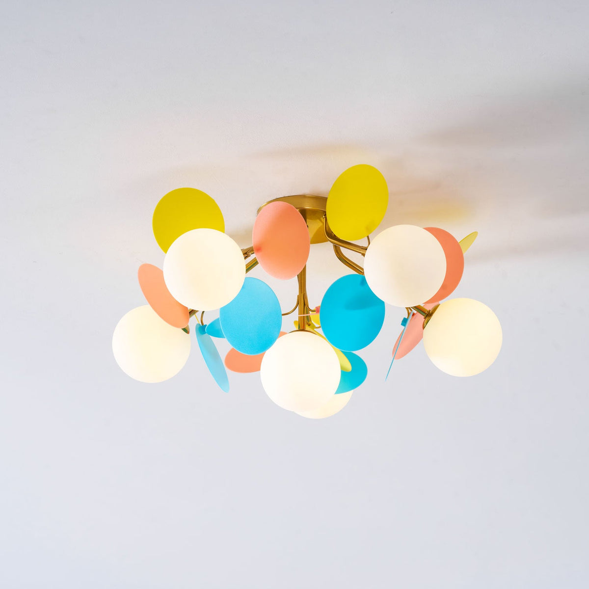 Macaron Pastel Disc Ceiling Light