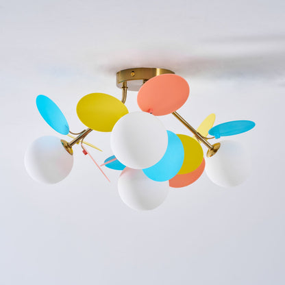 Macaron Pastel Disc Ceiling Light
