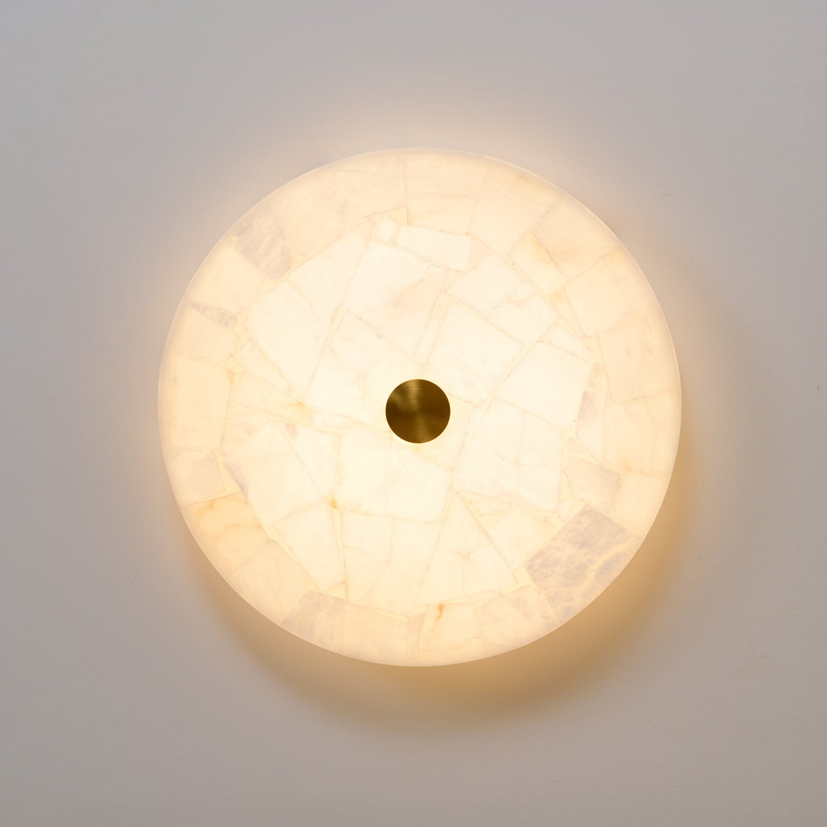 Xanthe Alabaster Flush Mount Ceiling Light