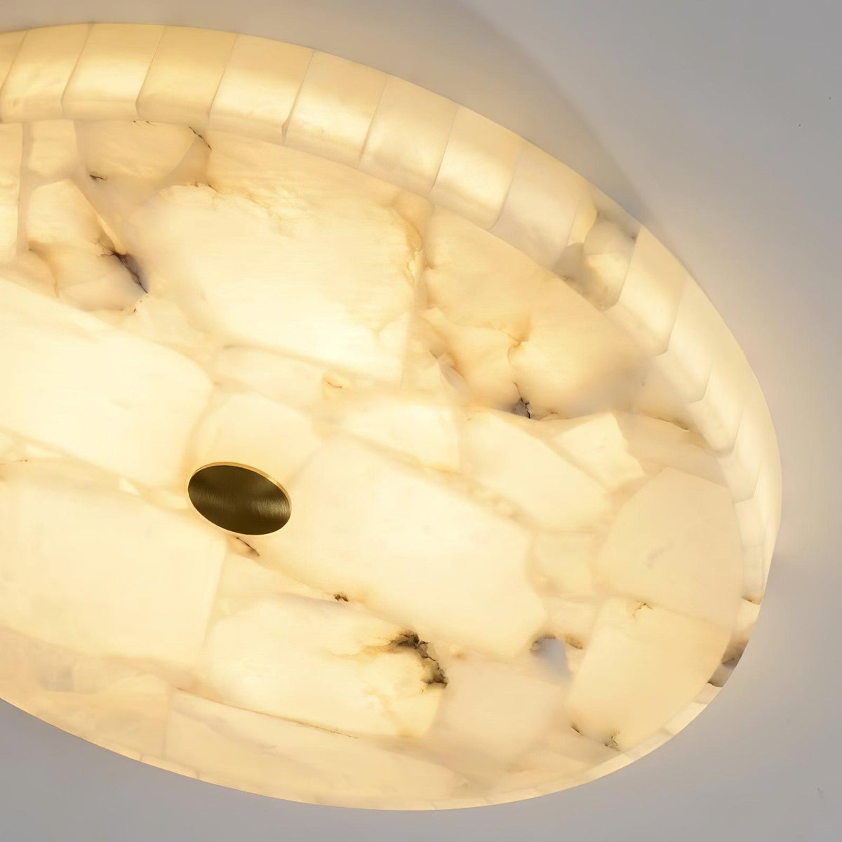 Xanthe Alabaster Flush Mount Ceiling Light