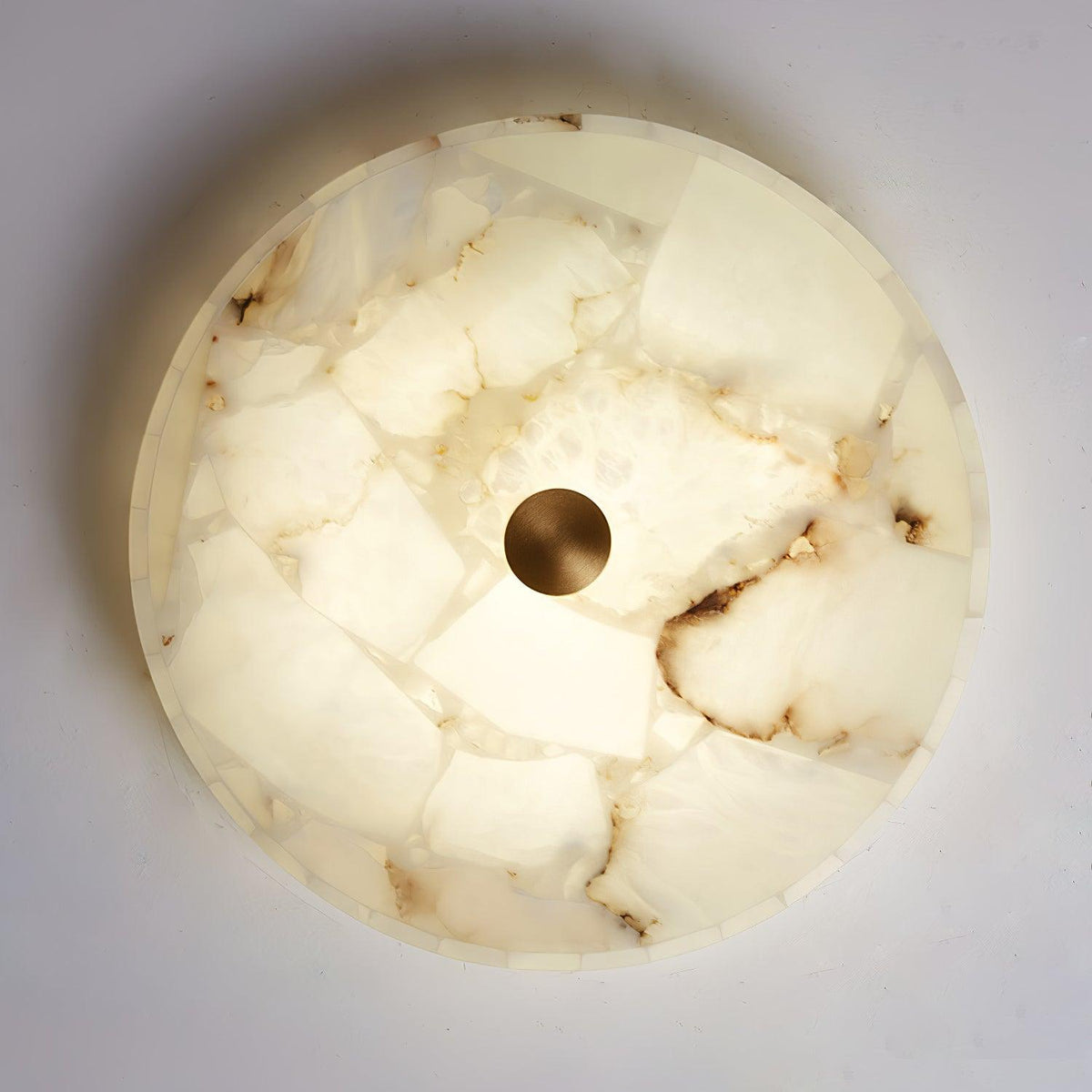 Xanthe Alabaster Flush Mount Ceiling Light