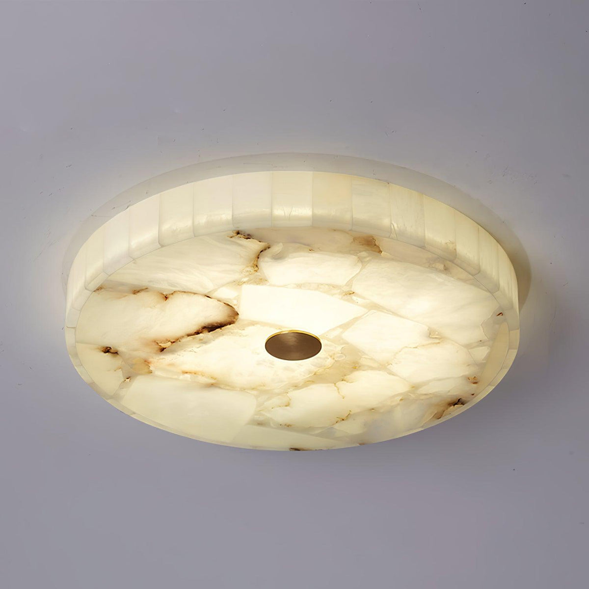 Xanthe Alabaster Flush Mount Ceiling Light