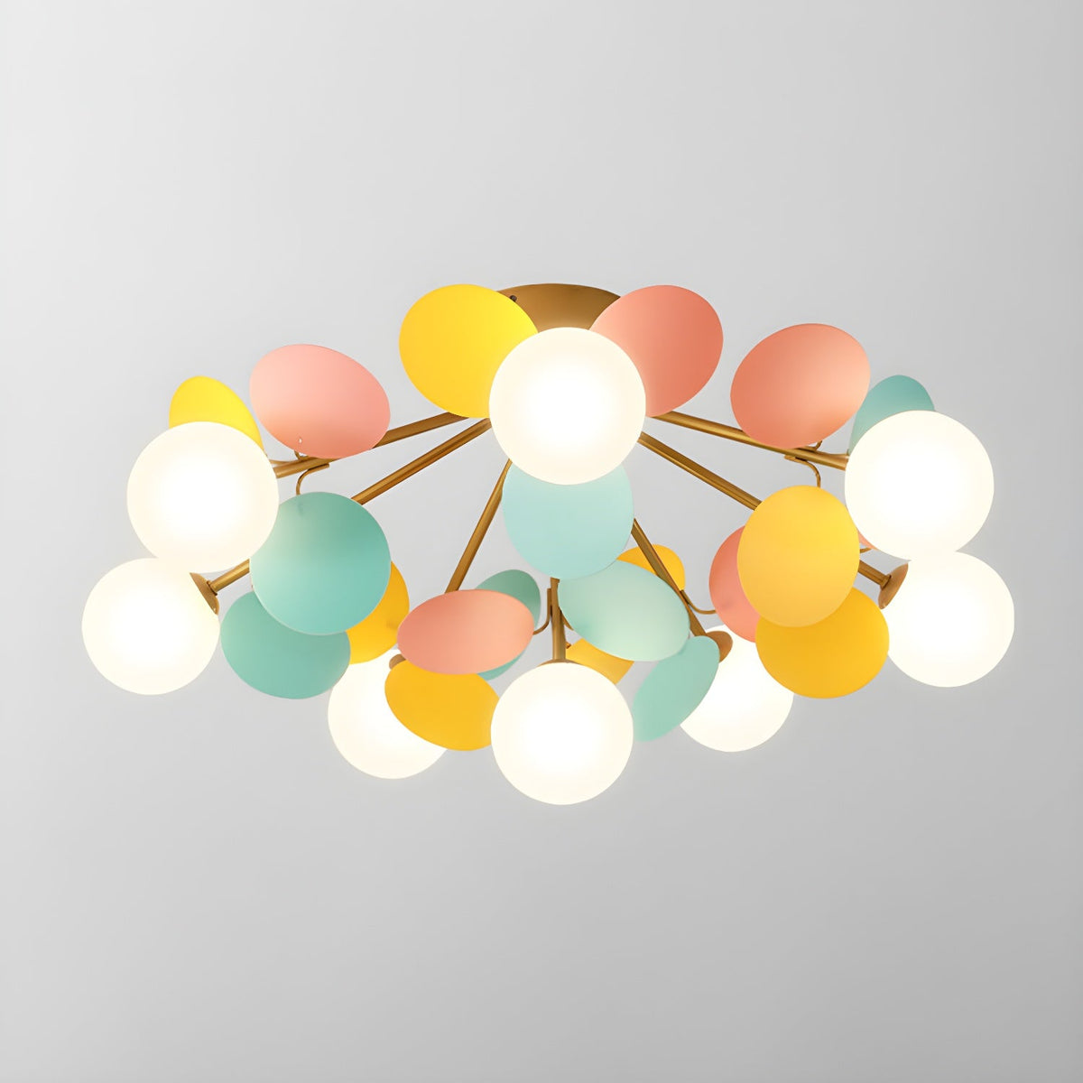 Macaron Pastel Disc Ceiling Light