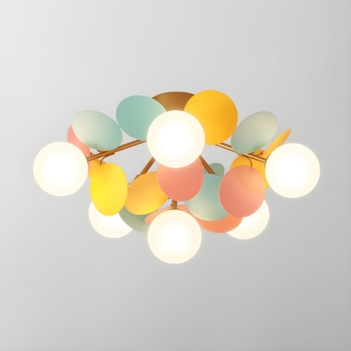 Macaron Pastel Disc Ceiling Light