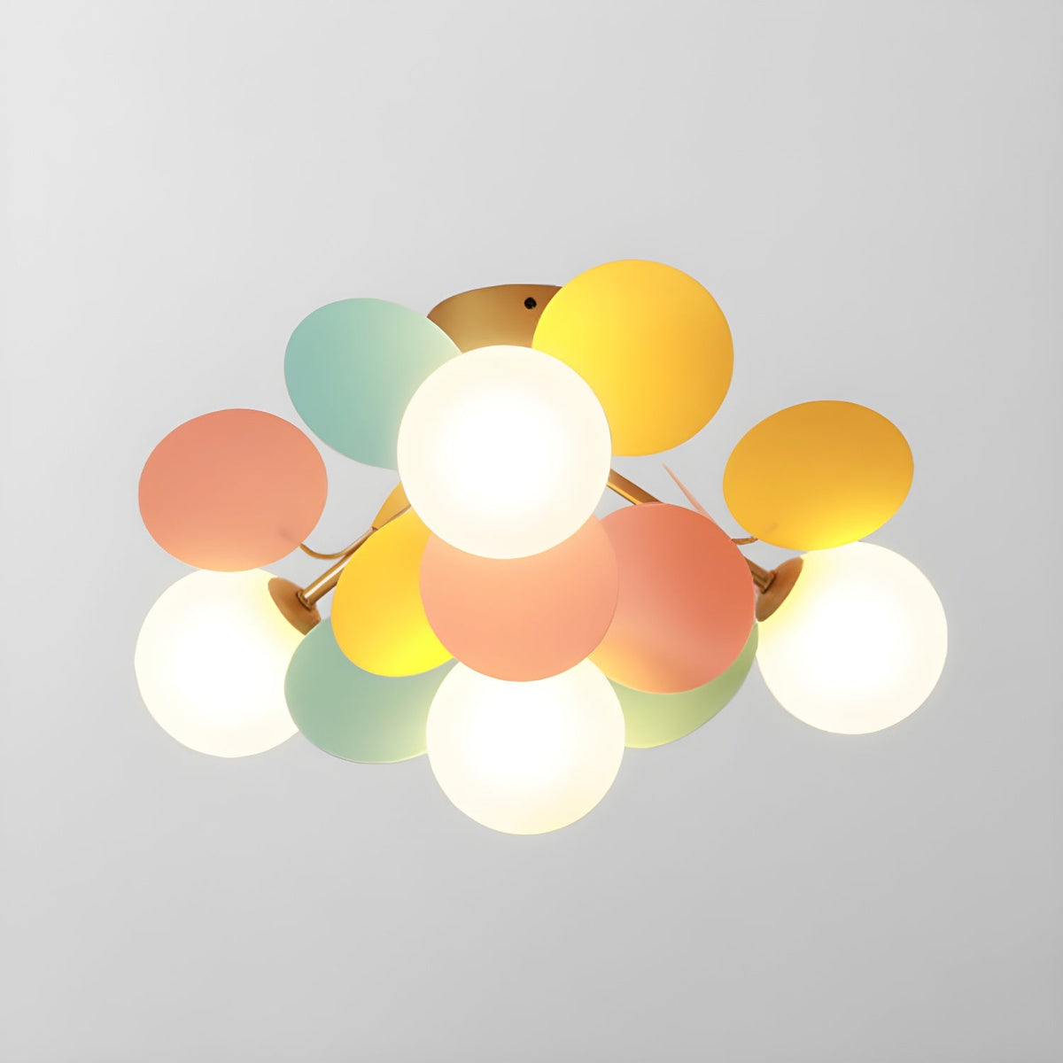 Macaron Pastel Disc Ceiling Light