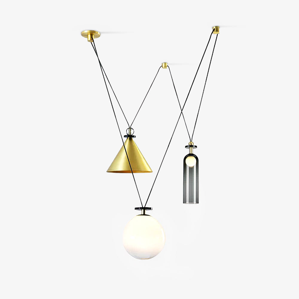 Kubik Geometric Modular Chandelier