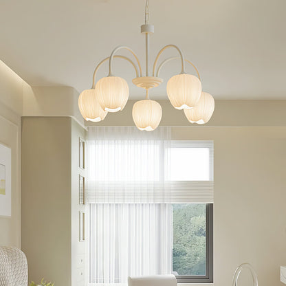 Tulipa Tulip Glass Multi Head Chandelier Ceiling Light