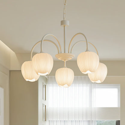 Tulipa Tulip Glass Multi Head Chandelier Ceiling Light