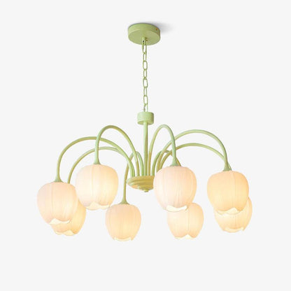 Tulipa Tulip Glass Multi Head Chandelier Ceiling Light