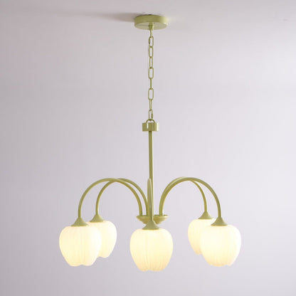 Tulipa Tulip Glass Multi Head Chandelier Ceiling Light