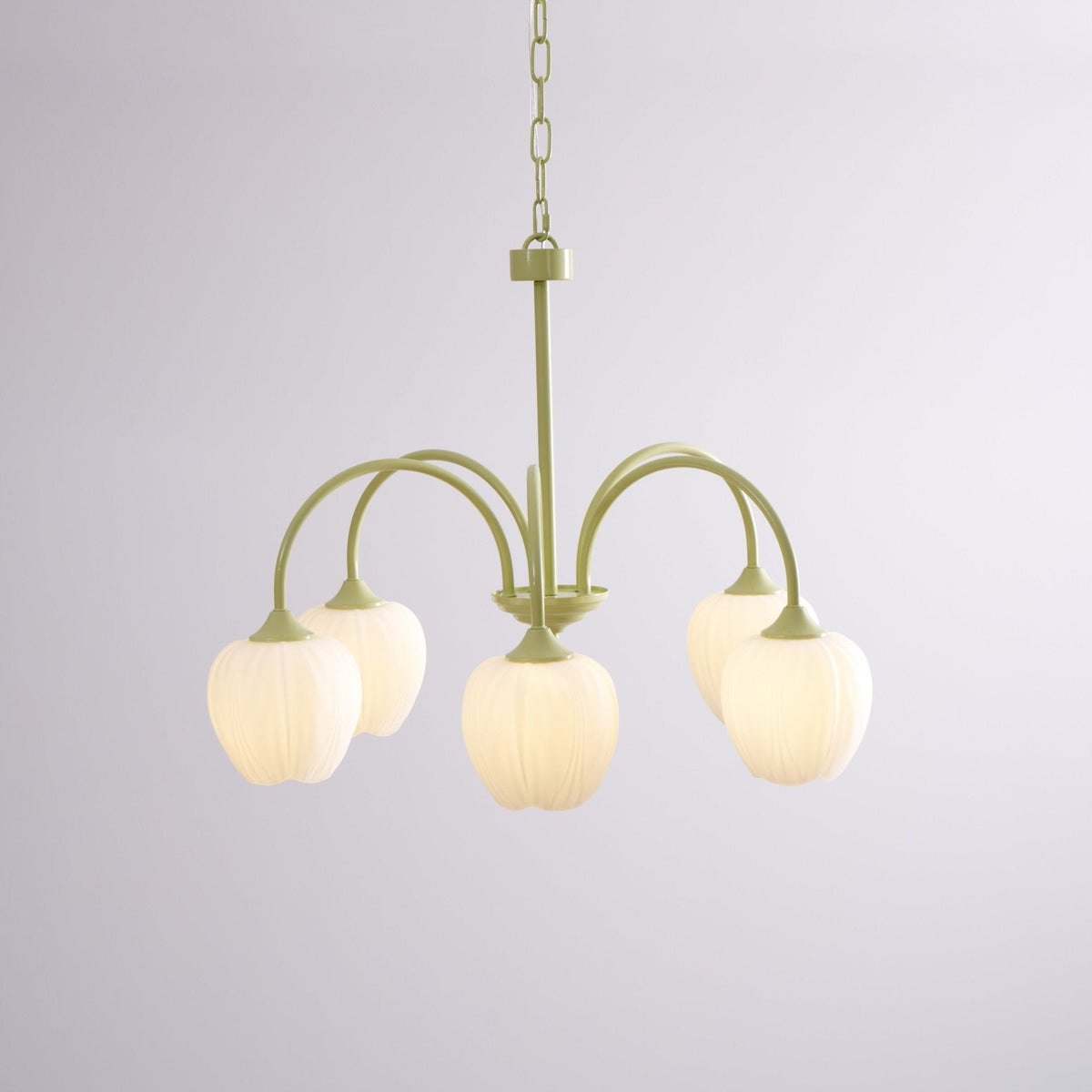 Tulipa Tulip Glass Multi Head Chandelier Ceiling Light