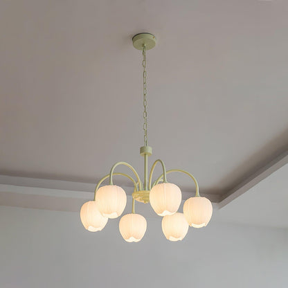 Tulipa Tulip Glass Multi Head Chandelier Ceiling Light