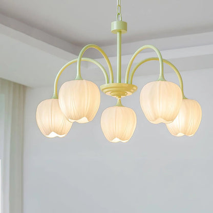 Tulipa Tulip Glass Multi Head Chandelier Ceiling Light