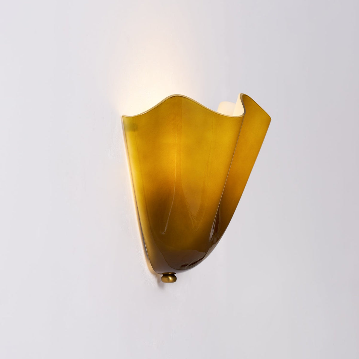 Petalia Organic Petal Glass Wall Sconce Light