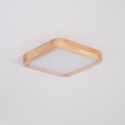 Doga Wood Flush Mount Ceiling Light