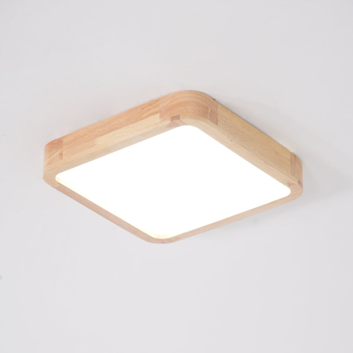 Doga Wood Flush Mount Ceiling Light