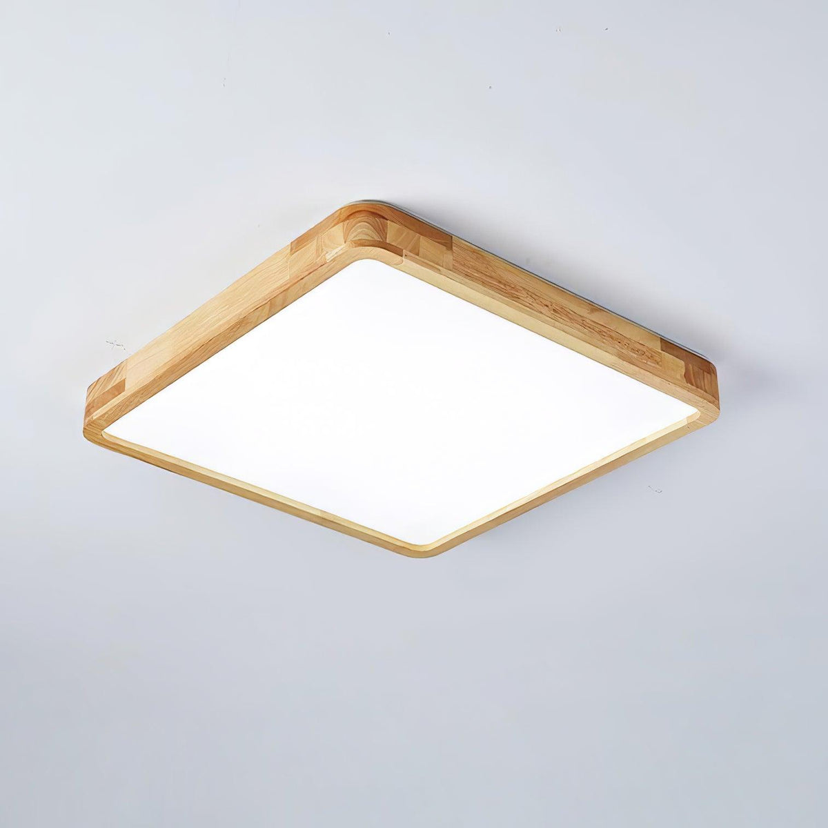Doga Wood Flush Mount Ceiling Light