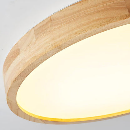 Doga Wood Flush Mount Ceiling Light