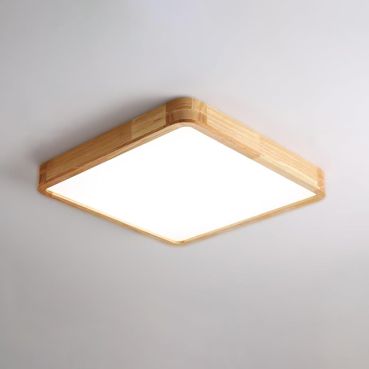 Doga Wood Flush Mount Ceiling Light