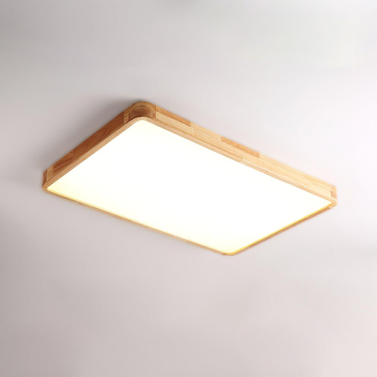Doga Wood Flush Mount Ceiling Light