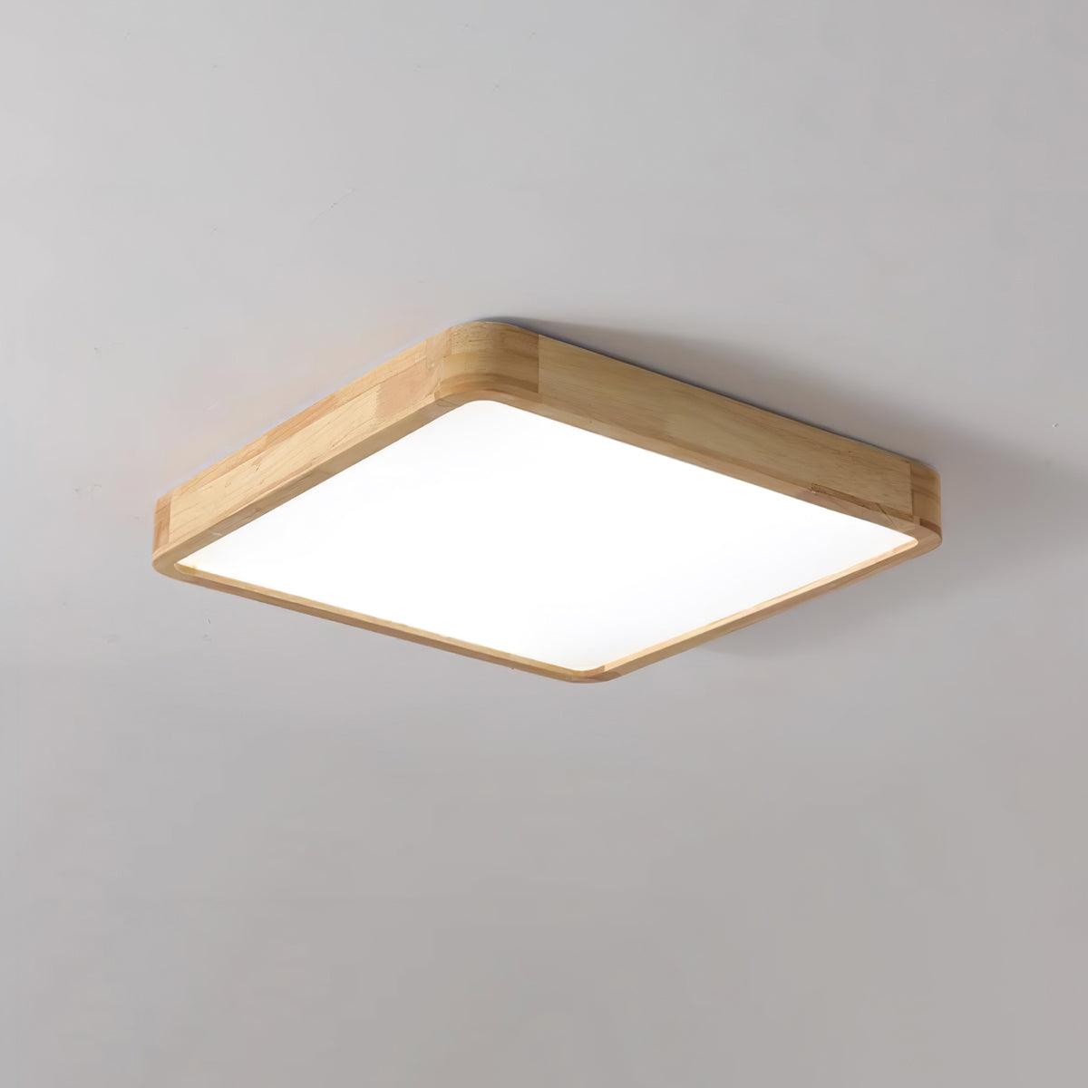 Doga Wood Flush Mount Ceiling Light