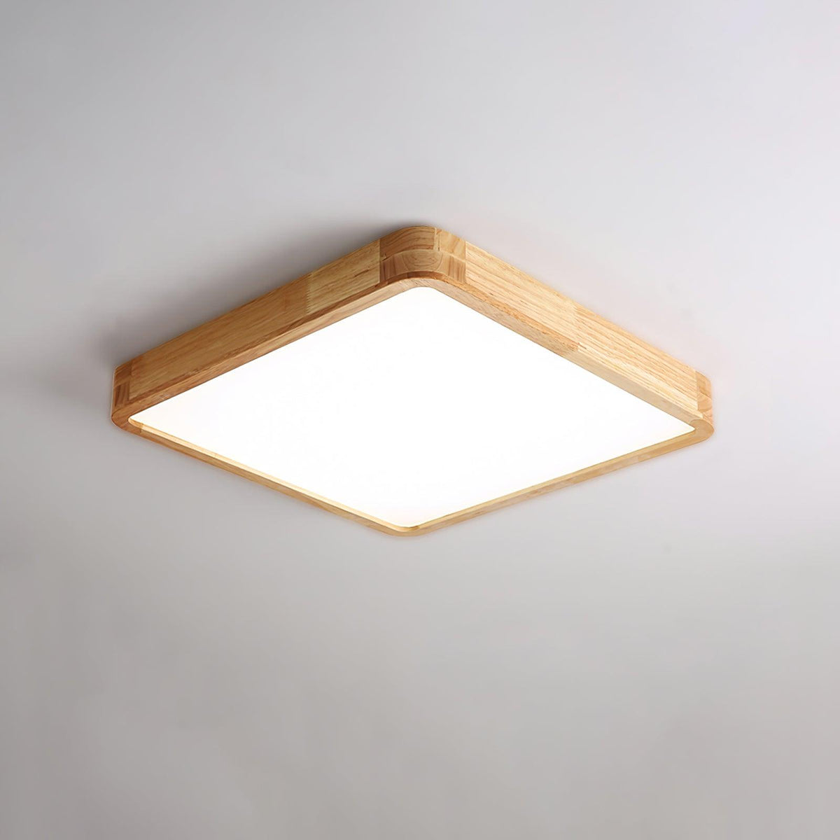 Doga Wood Flush Mount Ceiling Light