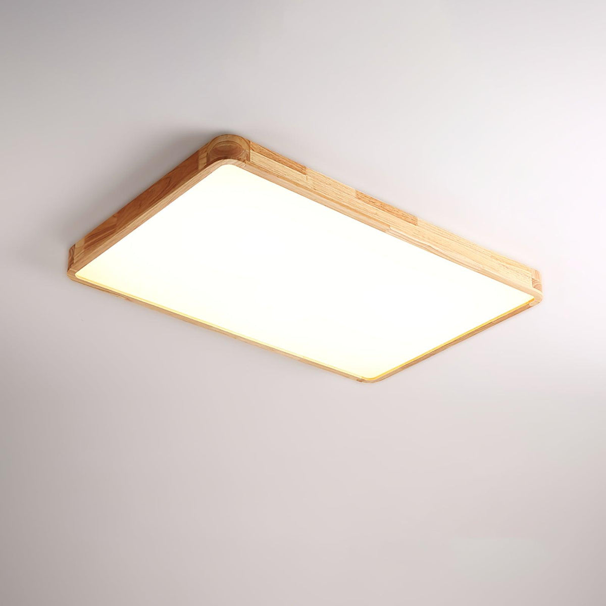 Doga Wood Flush Mount Ceiling Light