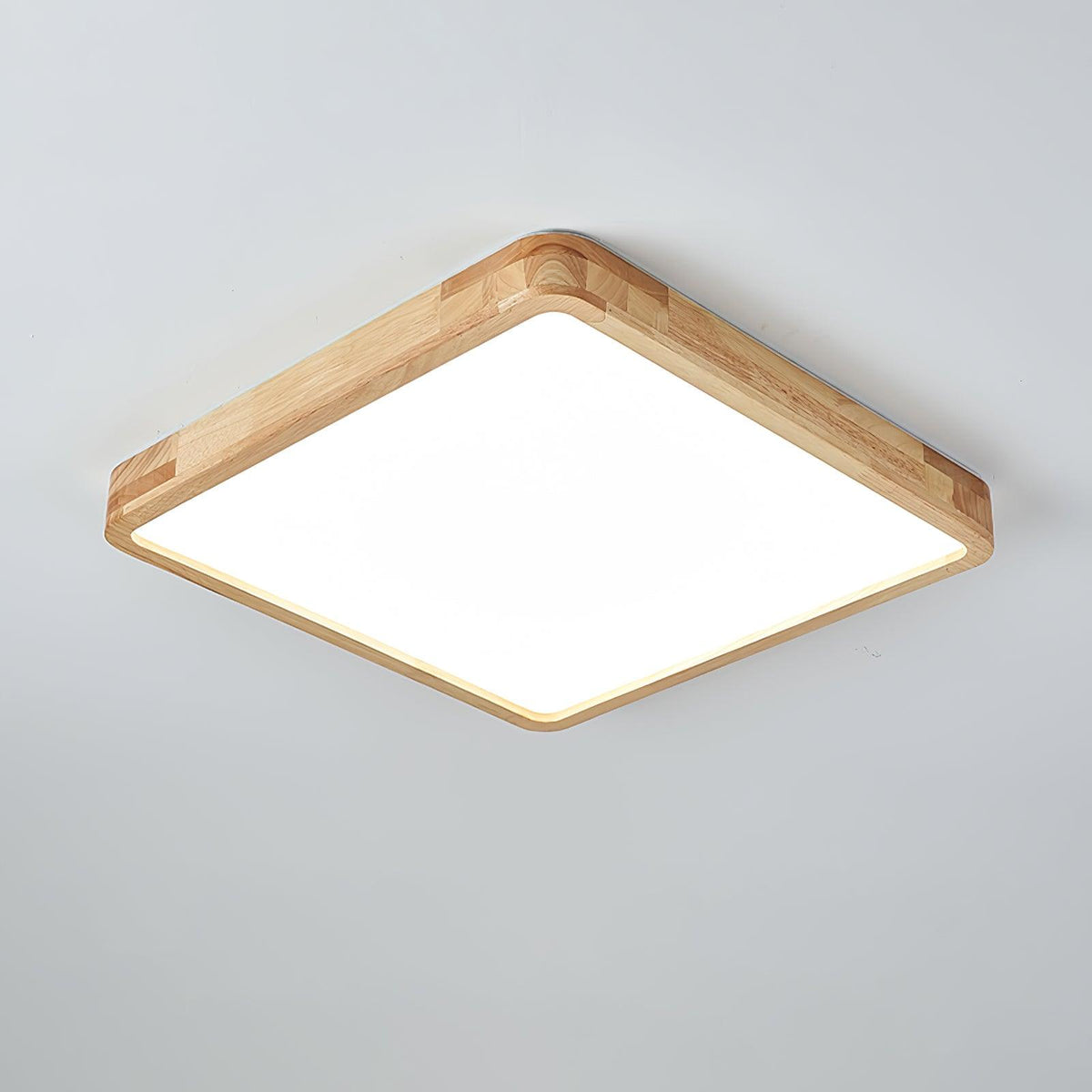 Doga Wood Flush Mount Ceiling Light