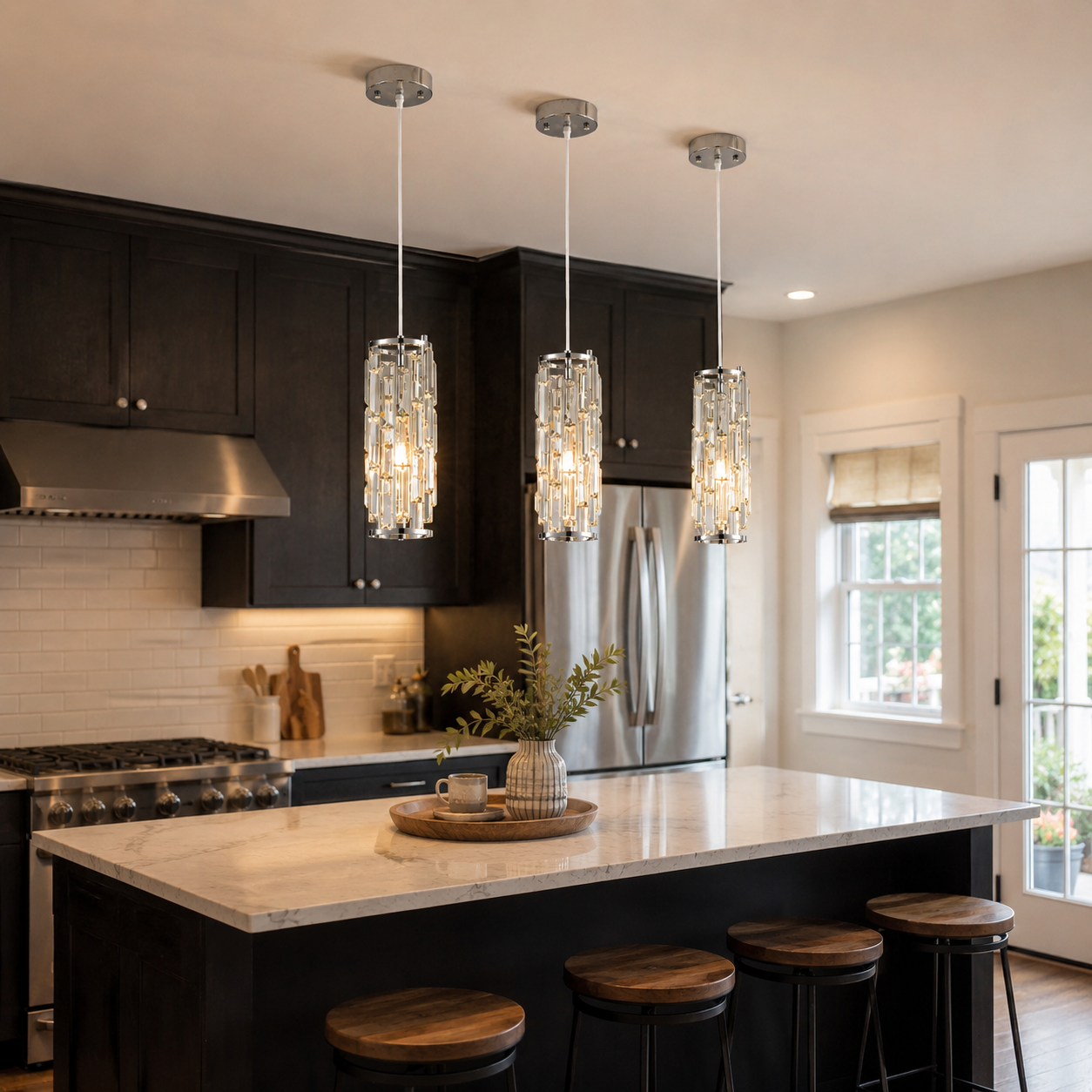 Lustre Mini Crystal Pendant Light