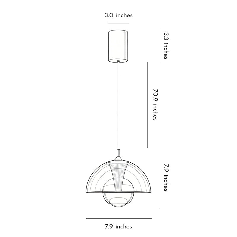 Briar Bud Pendant Light