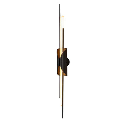 Verlaine Linear Brass Wall Sconce