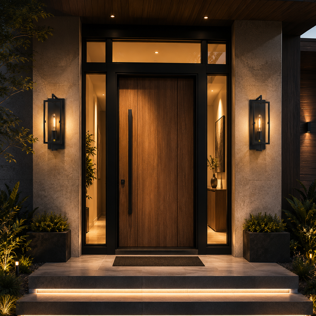 Axis Industrial Rectangular Wall Sconce