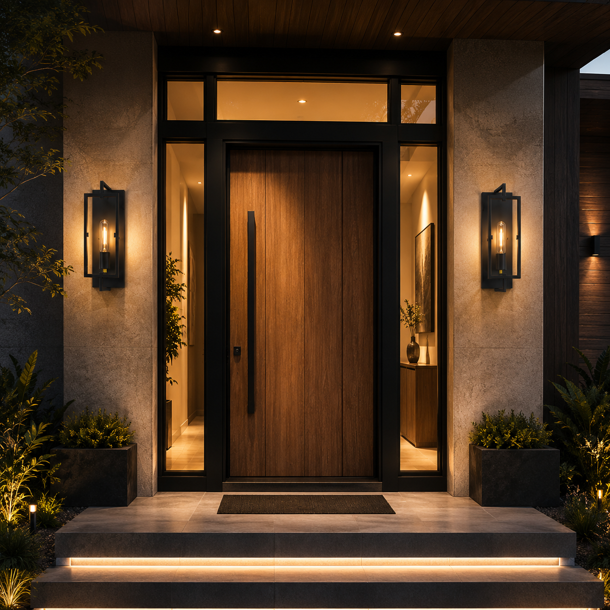 Axis Industrial Rectangular Wall Sconce