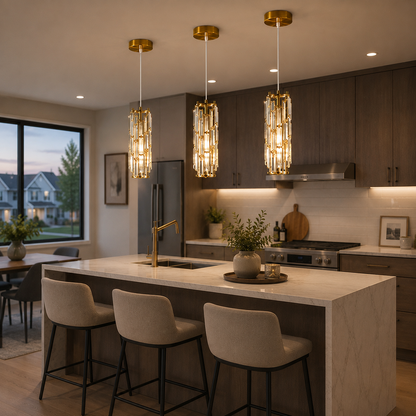 Lustre Mini Crystal Pendant Light