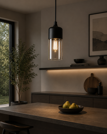 Barrelé Pendant Light