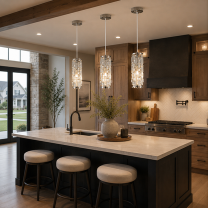 Lustre Mini Crystal Pendant Light